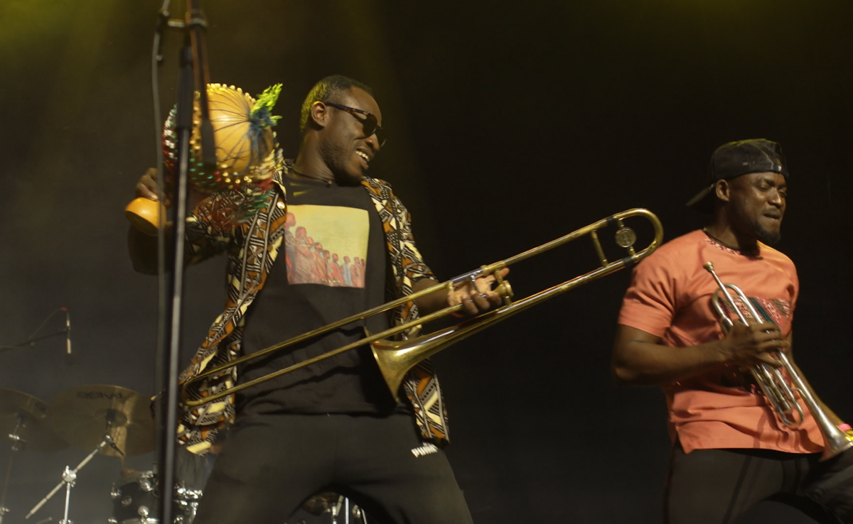 Musiker bei einem Konzert beim Horizonte Weltmusikfestival ©PlusPunktFilm