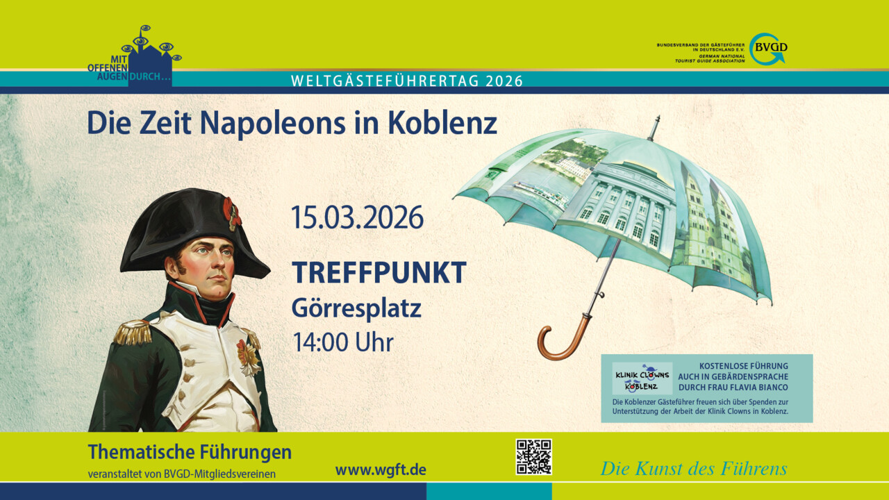 Weltg&auml;stef&uuml;hrertag - Die Zeit Napoleons in Koblenz  &copy; Koblenz-Touristik GmbH